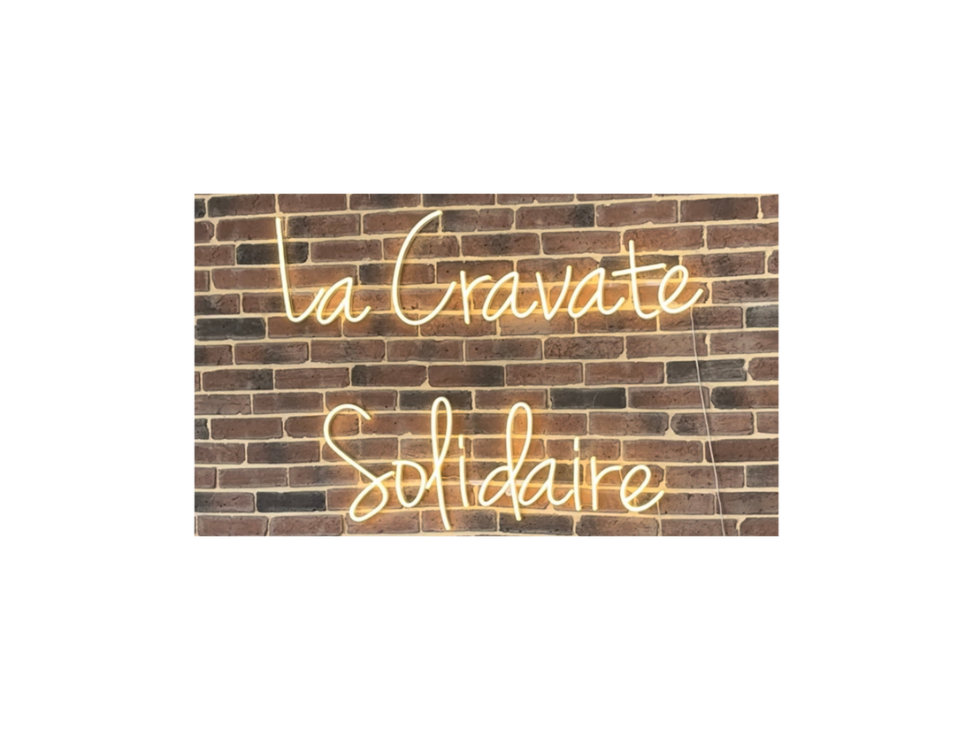 En atelier chez La Cravate Solidaire !